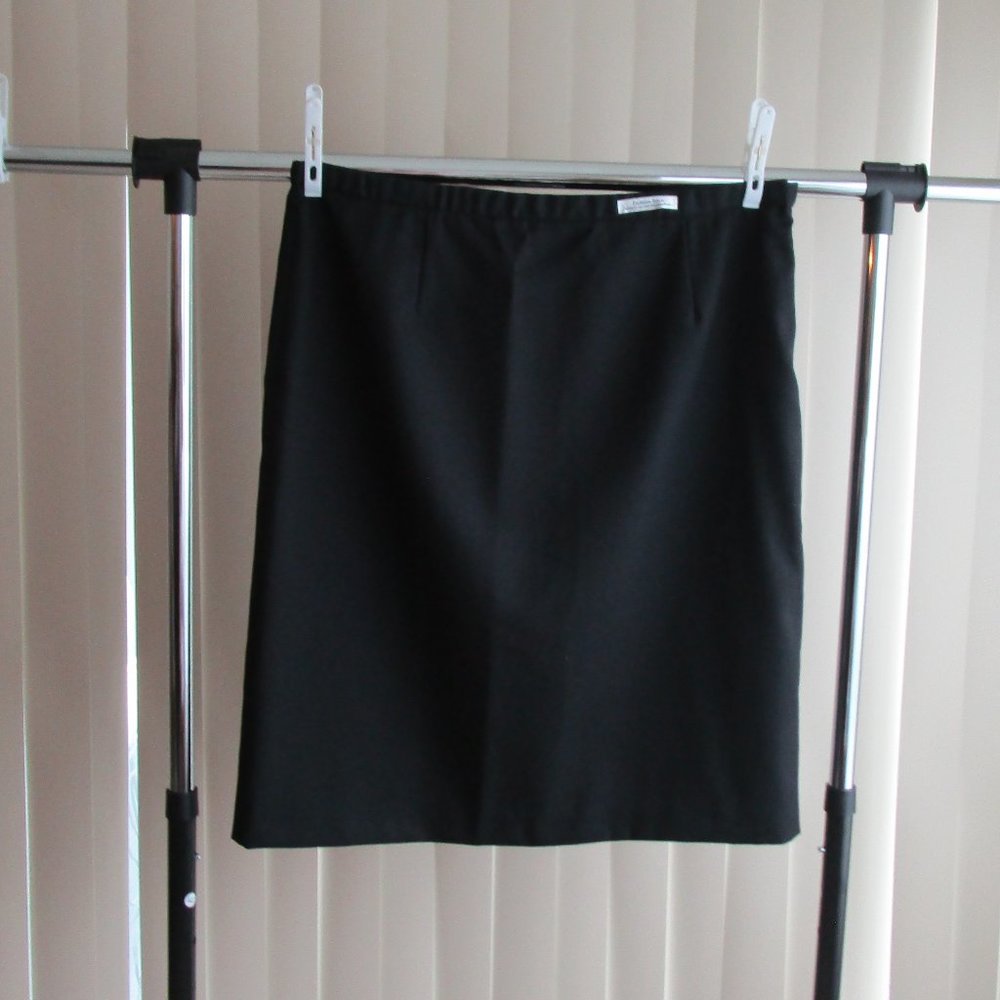 NEW Pendleton Wool A-line Skirt - black
